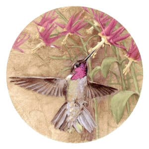 Winged Jewel Sandstone Coaster