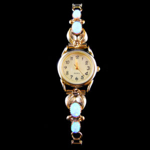 Cultured Opal 12Kt Gold Filled Watch