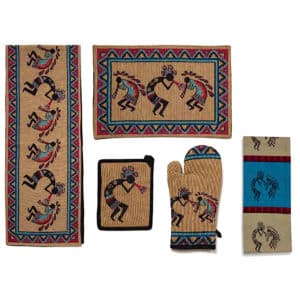 Kinara 3 Kokopelli Placemat Set