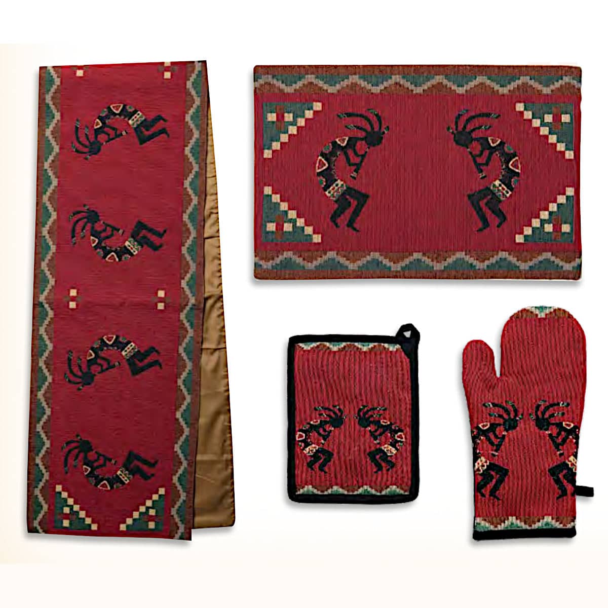 Kinara Kokopelli Placemat Set Joe Wilcox Indian Den