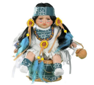 Abeque 12" Indian girl doll