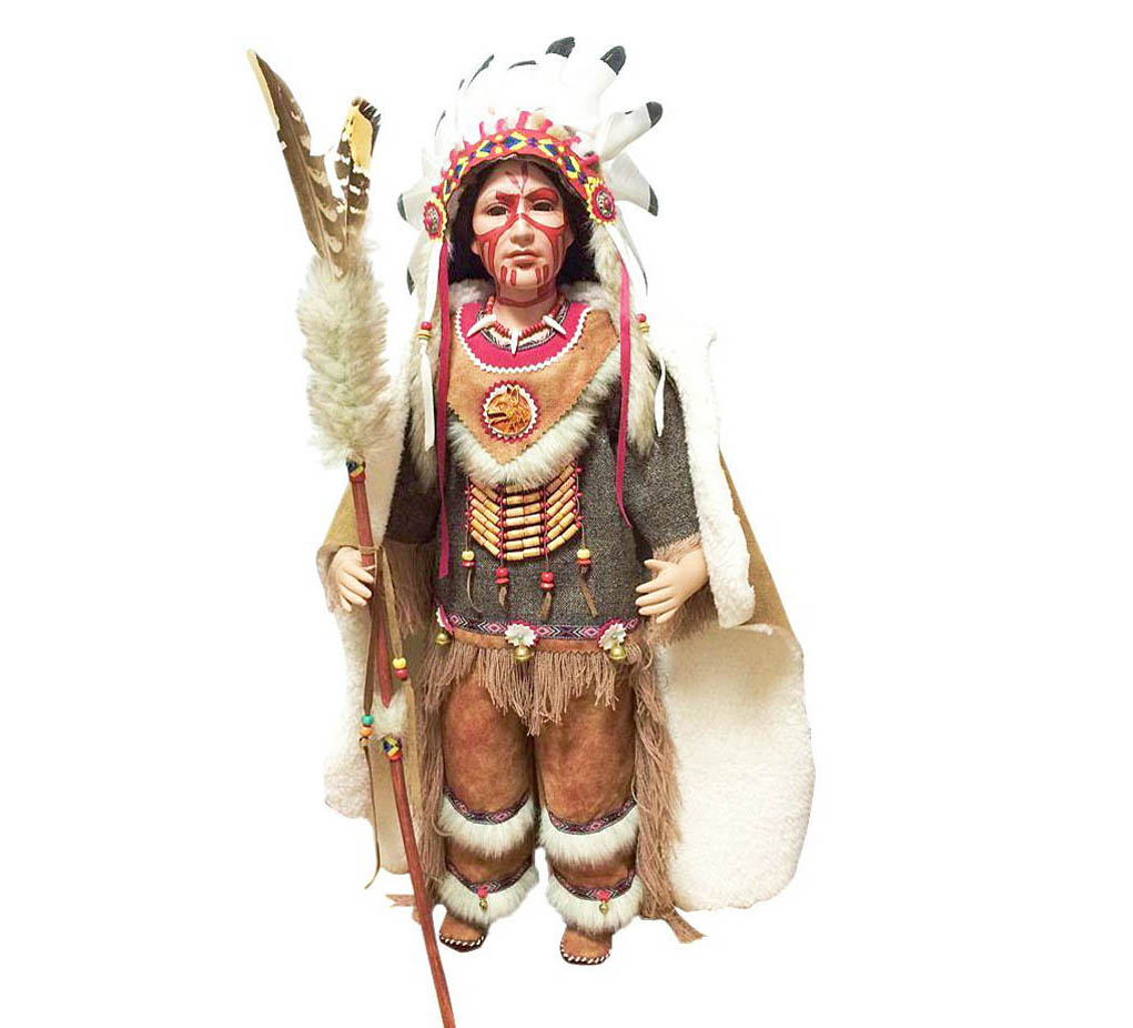 indian chief doll