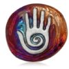 Assorted Raku Medallion Magnets - Image 3