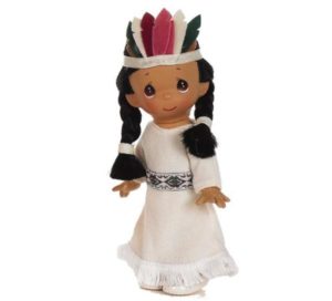 10 little indian girl doll
