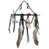 8" Navajo Bear Hawk Pipe with Beading