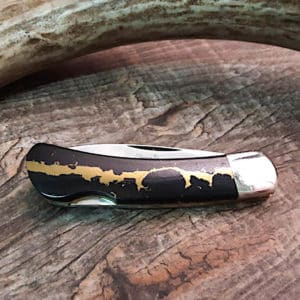 Brass-inlaid-wood-grain-knife