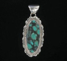 navajo-turquoise-pendant-with-stampwork-ts11