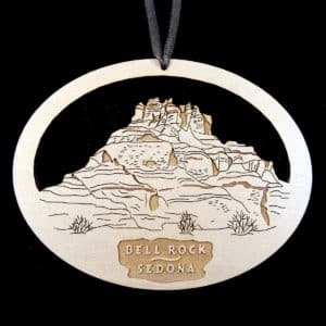 Sedona Bell Rock Wood Ornament
