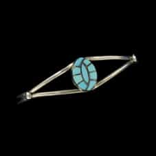 Zuni Inlaid Turquoise Bracelet