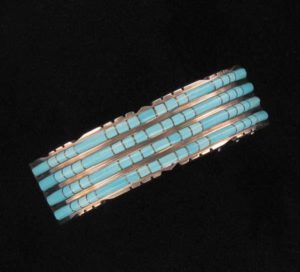 zuni-turquoise-4-row-inlaid-bracelet-nzb-ti11