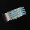 Four Rows of Inlaid Turquoise Bracelet - Image 2