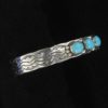 Zuni Turquoise 3 Stone Bracelet - Image 2