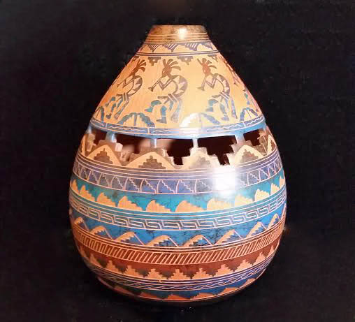 End of the Trail Canoe Authentic Native American Pottery Navajo Southwest Ceramic Pottery Native American Pottery Ceramic Etching
