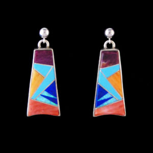 calvin-begay-multi-stone-dangle-earring