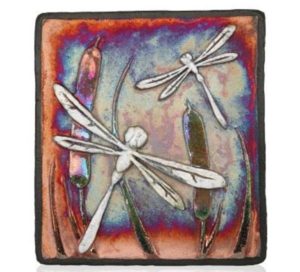 Raku Wall Art - Dragonfly