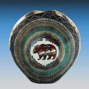Navajo Horsehair Pillow Vase NP -13