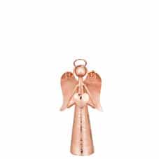 Regal Rose Gold Angel 6 inch Bell with Heart
