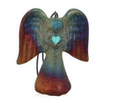 Raku Spirit Angel Ornament