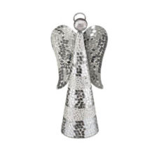 Regal Angel Decor 12 Silver Sparkle