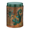 Regal Copper Candleholder-Gecko