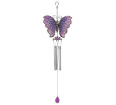 Regal Garden Rustic Chime Butterfly