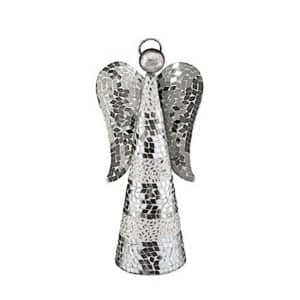 Regal Silver Sparkle Mosaic 12 inchAngel