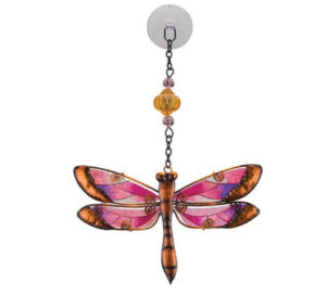 Regal Sun Catcher-Pink Dragonfly