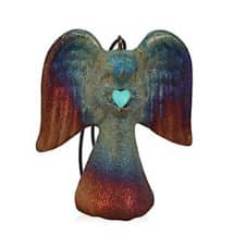 Spirit Angel Raku Ornament