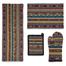 Kinara Native Blanket Placemat Set