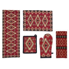 Kinara Red River Placemat Set