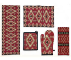 Kinara Red River Placemat Set