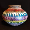 Largo Rainbow Kokopelli Horsehair Pot - Image 3