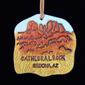 Clay Cathedral Rock Sedona Ornament