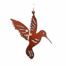 Copper Hummingbird Christmas Ornament