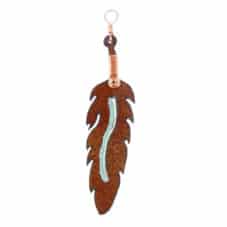 Feather Metal Christmas Ornament