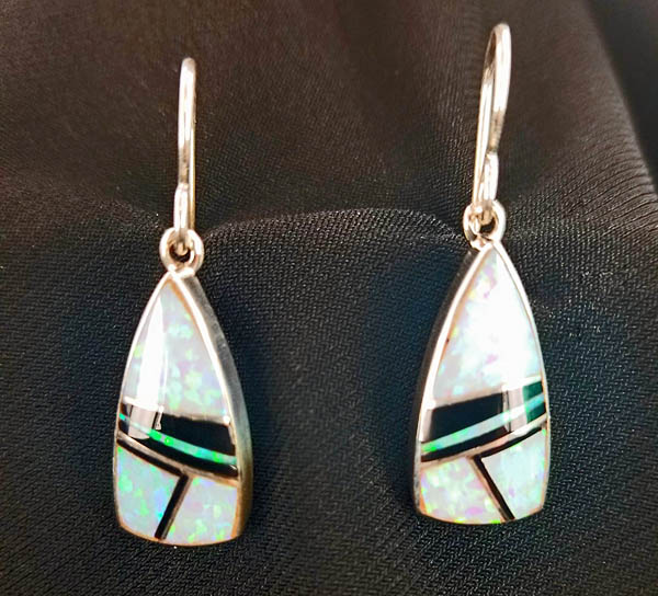 Kenneth Bitsie Cultured Opal Earring