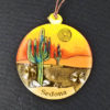 Saguaro Desert Scene Glass Ornament - Image 2