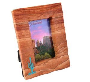 Sandstone Saguaro Picture Frame-Vert