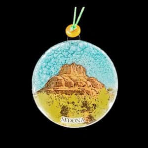 Sedona Bell Rock Glass Ornament