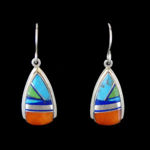 Webster Multi-Stone Inlaid Earring