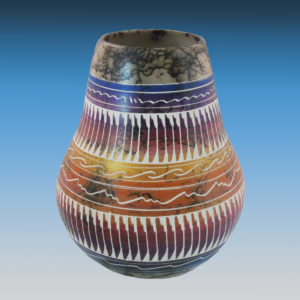 Willie Rainbow Horsehair Pot