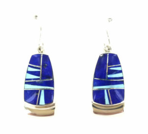 Lapis & Turquoise Inlay Earring