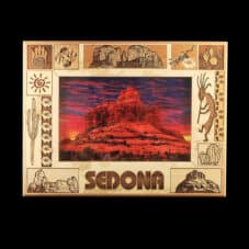 Sedona Mountains Custom Wood Frame