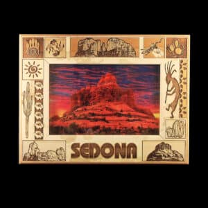 Sedona Mountains Custom Wood Frame