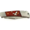 Eagle Inlaid Wood Grain Knife - Image 3