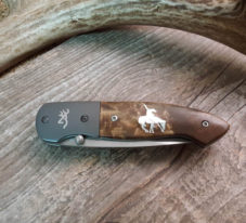 End of Trail Inlaid Browning knife
