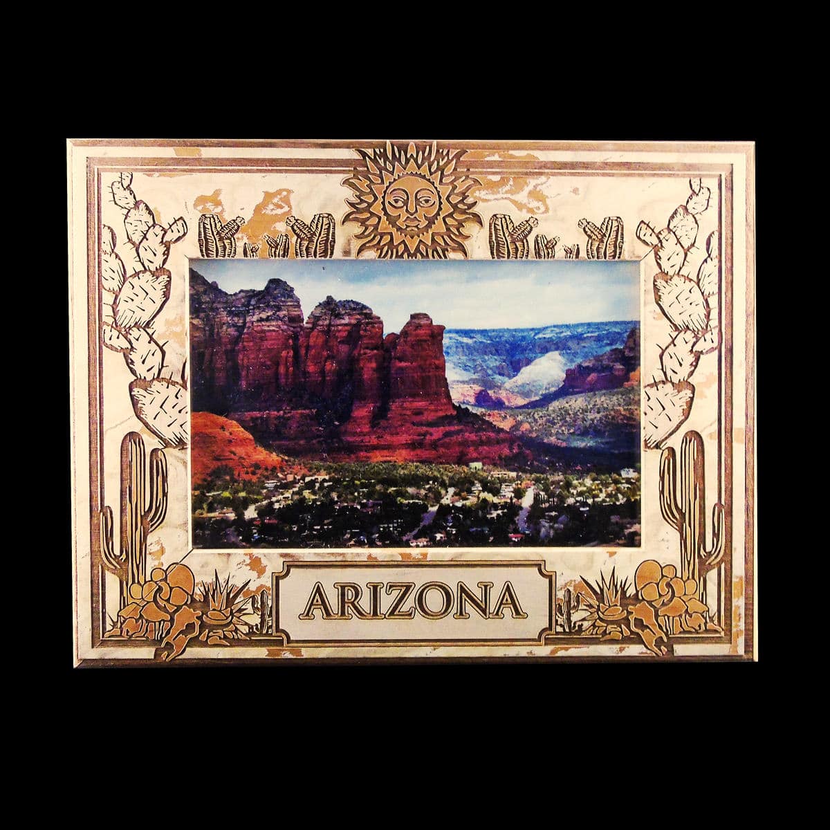 Arizona Southwest Sun Wood Frame