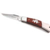 Inlaid Bear Lock Back Wood Knife - Image 6