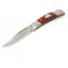 Inlaid Bear Lock Back Wood Knife - Image 5