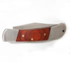 Inlaid Bear Lock Back Wood Knife - Image 7